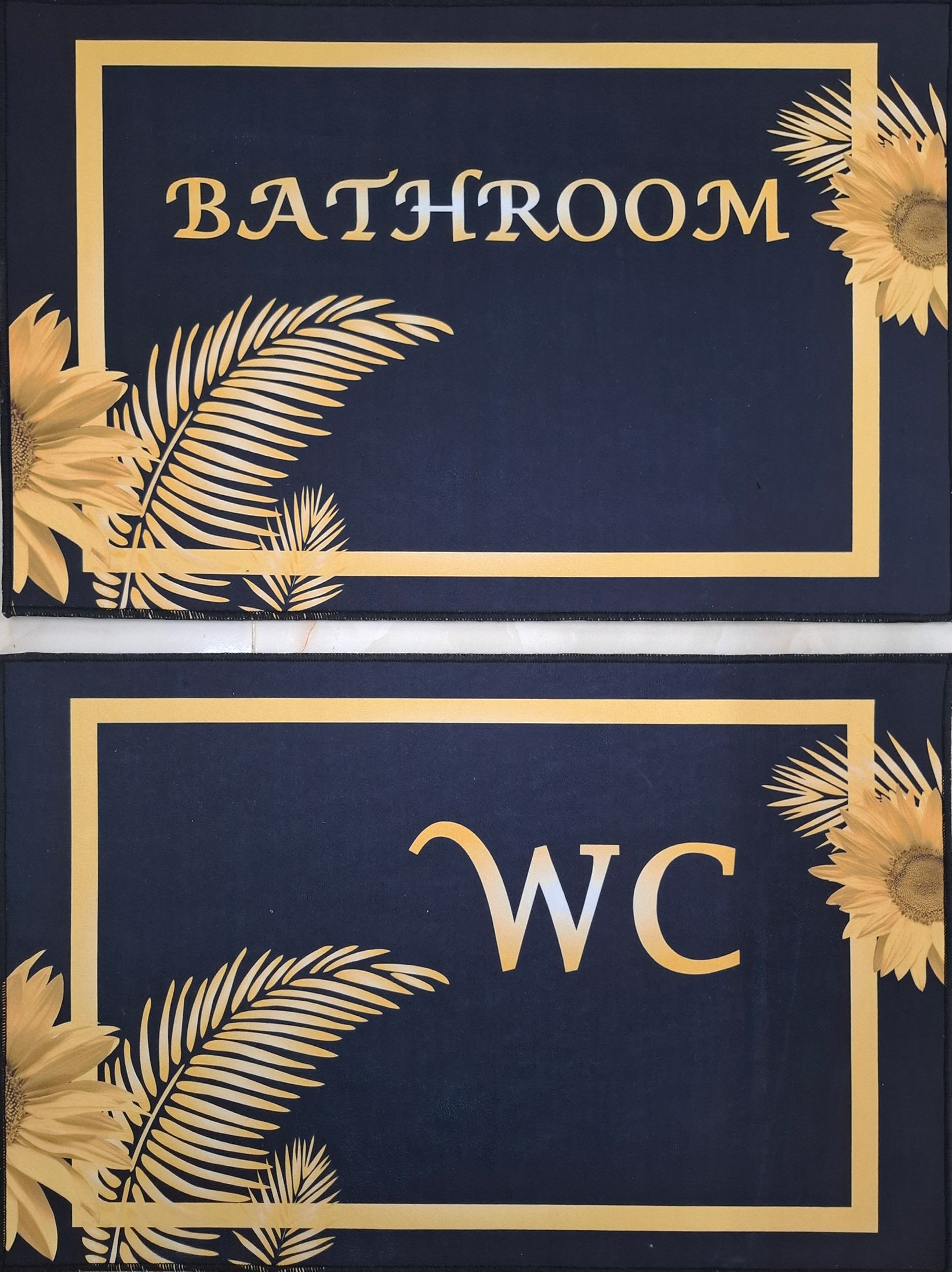 فرشینه ست حمام و دستشویی طرح WBS-2