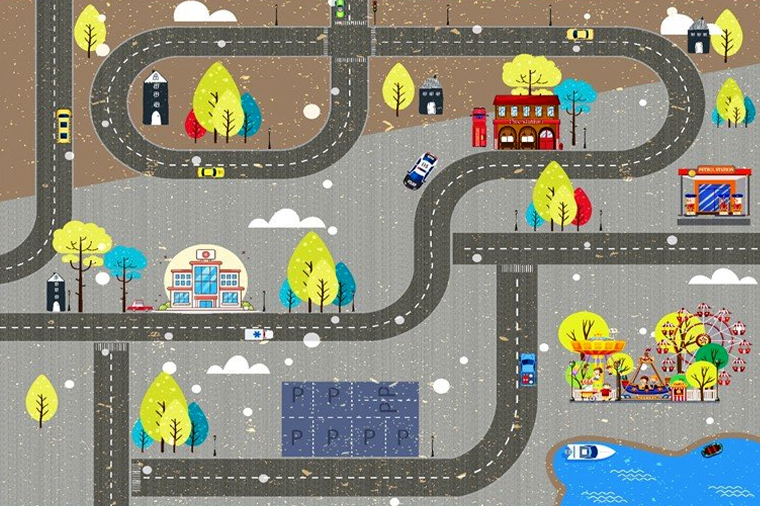 فرشینه اتاق کودک طرح KG-37