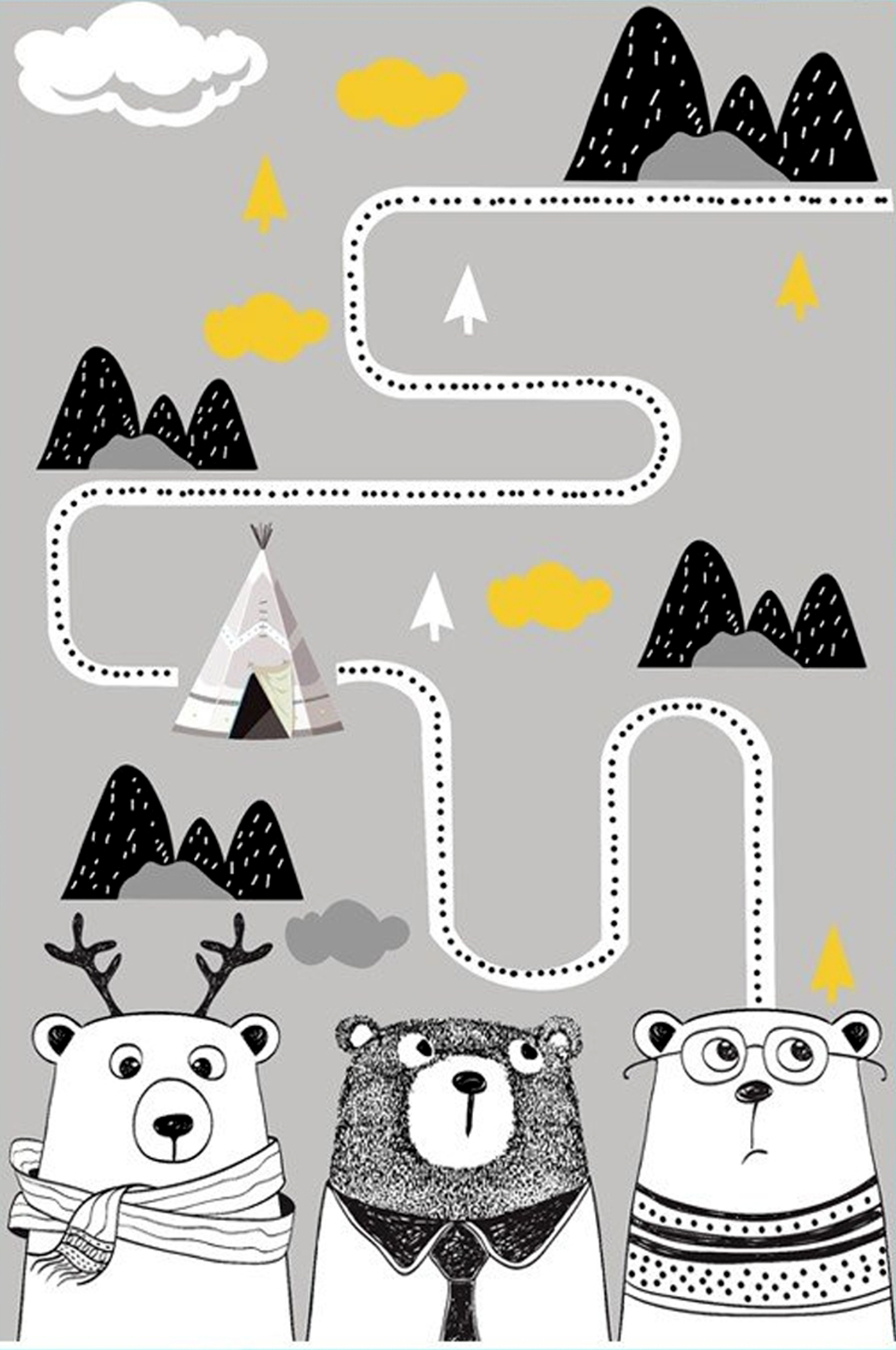 فرشینه اتاق کودک طرح KG-24